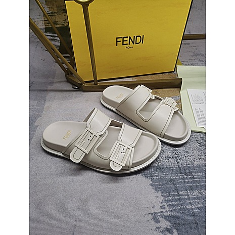Fendi shoes for Fendi slippers for women #528656 replica