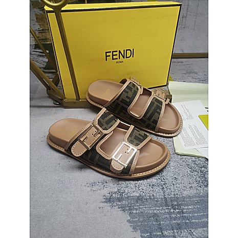 Fendi shoes for Fendi slippers for women #528657 replica