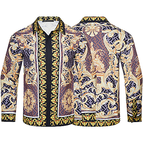 Versace Shirts for Versace Long-Sleeved Shirts for men #529667 replica