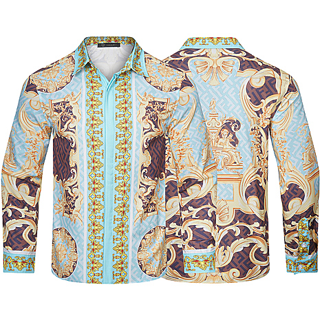 Versace Shirts for Versace Long-Sleeved Shirts for men #529669 replica