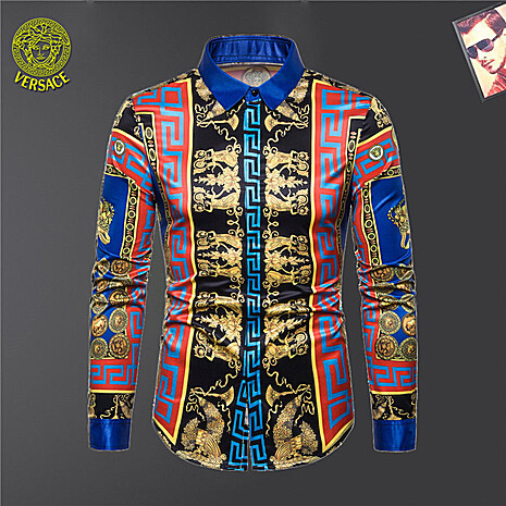 Versace Shirts for Versace Long-Sleeved Shirts for men #529674 replica