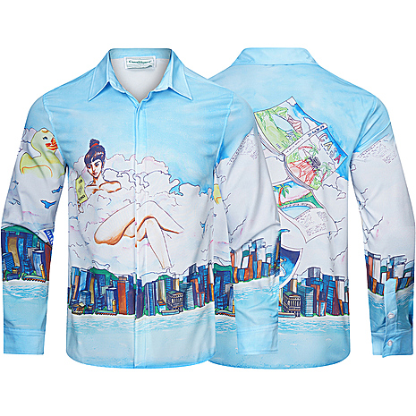 Casablanca shirts for Casablanca Long-Sleeved shirts for men #530171 replica