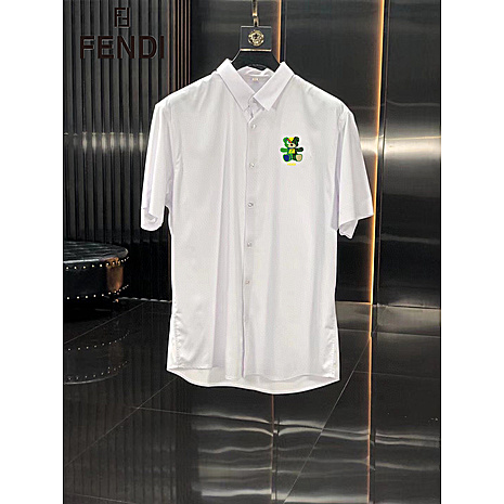 Fendi Shirts for Fendi Short-Sleeved Shirts for men #531205 replica