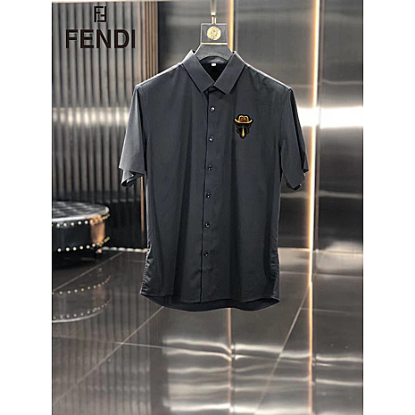 Fendi Shirts for Fendi Short-Sleeved Shirts for men #531207 replica