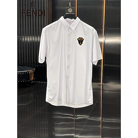 Fendi Shirts for Fendi Short-Sleeved Shirts for men #531208 replica
