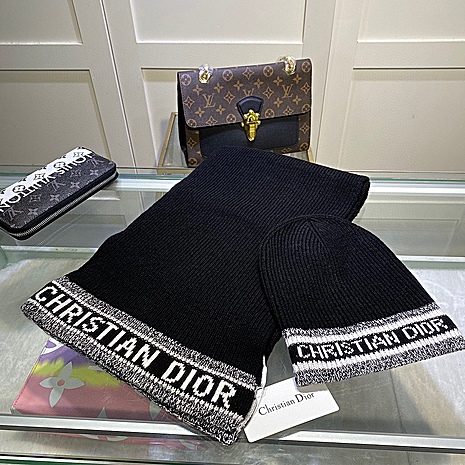 Dior Scarf & Hat 2 sets #531596 replica