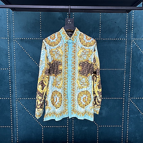 Versace Shirts for Versace Long-Sleeved Shirts for men #532545 replica