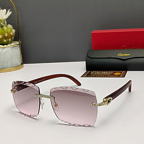 Cartier AAA+ Sunglasses #535357 replica