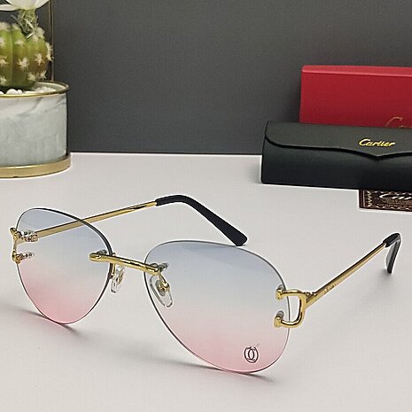 Cartier AAA+ Sunglasses #535416 replica