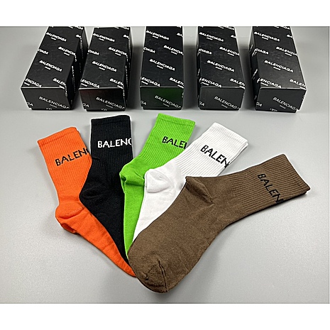 Balenciaga Socks 5pcs sets #535836 replica