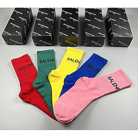 Balenciaga Socks 5pcs sets #535837 replica