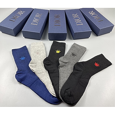 Dior Socks 5pcs sets #535846 replica