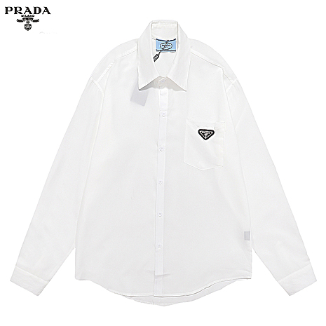 Prada Shirts for Prada long-sleeved shirts for men #536173 replica