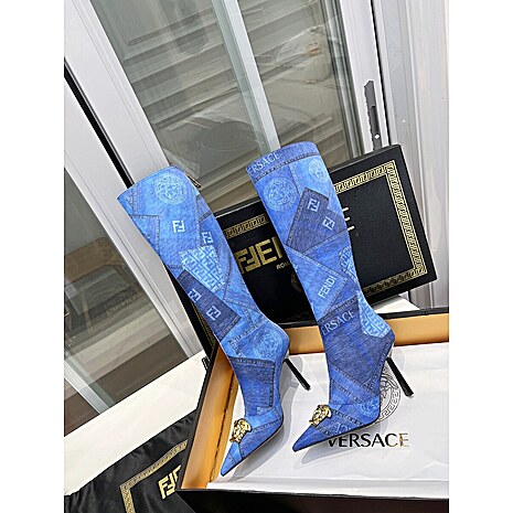 versace & Fendi 10cm High-heeled Boots for women #536354 replica