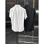 US$33.00 HERMES shirts for HERMES short sleeved shirts for men #531763