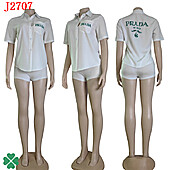 US$39.00 Prada Shirts for Prada Short-Sleeved shirts for women #536170
