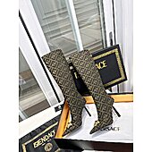 US$153.00 versace & Fendi 10cm High-heeled Boots for women #536353