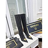 US$153.00 versace & Fendi 10cm High-heeled Boots for women #536357