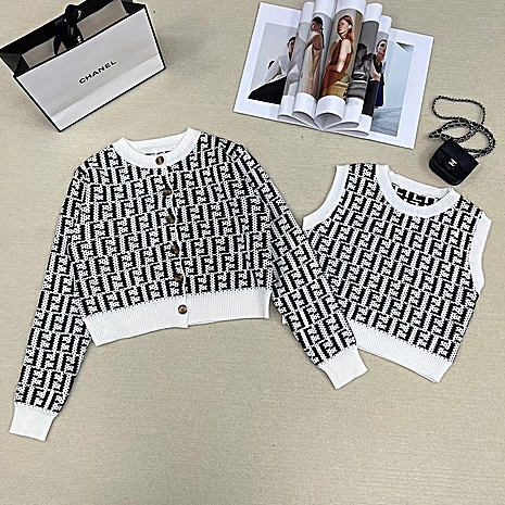 Fendi cardigan vest two piece set for women #538440 replica