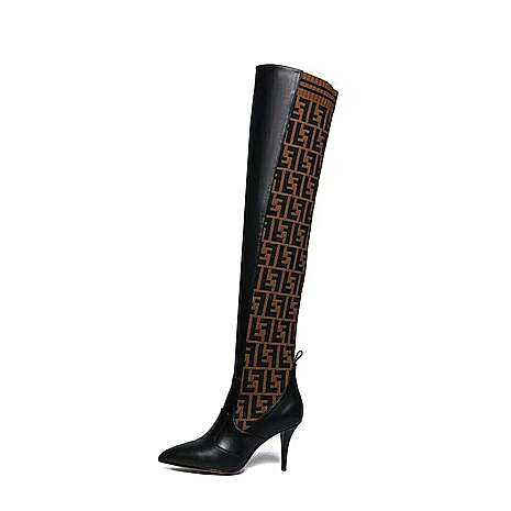 Fendi 8.5cm High-heeled Boots for women #538686 replica