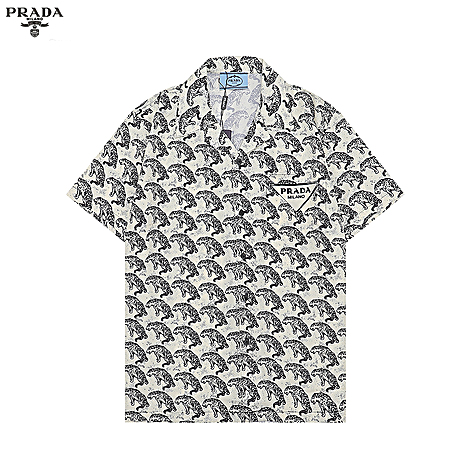Prada Shirts for Prada Short-Sleeved Shirts For Men #538894 replica