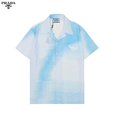 Prada Shirts for Prada Short-Sleeved Shirts For Men #538895 replica