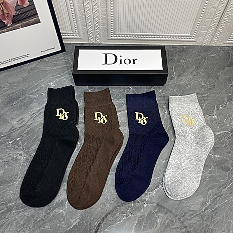 Dior Socks 4pcs sets #540247 replica