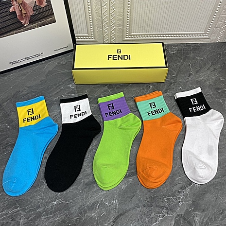 Fendi Socks 5pcs sets #540367 replica