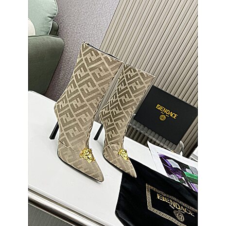 Fendi & versace boots for women #540809 replica