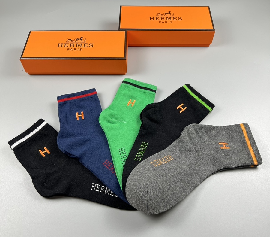 HERMES Socks 5pcs sets #539460 replica