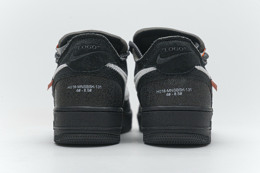 OFF White X Nike Air Force 1 Low Black for men #539633 replica