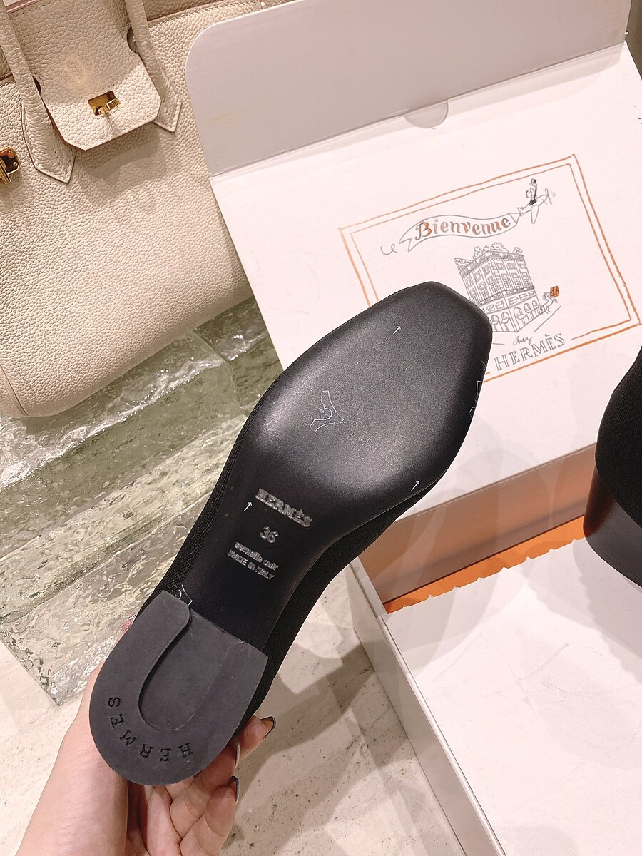 HERMES 6cm High-heeled Short Boots for women #539865 replica