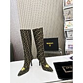 US$130.00 Fendi & versace 9.5cm High-heeled Boots for women #539470