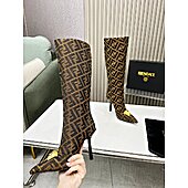 US$130.00 Fendi & versace 9.5cm High-heeled Boots for women #539474