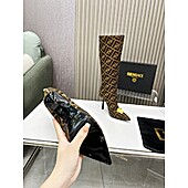 US$130.00 Fendi & versace 9.5cm High-heeled Boots for women #539474