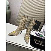 US$118.00 Fendi & versace 9.5cm High-heeled Boots for women #539475