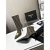 US$118.00 Fendi & versace 9.5cm High-heeled Boots for women #539476