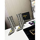 US$118.00 Fendi & versace 9.5cm High-heeled Boots for women #539477