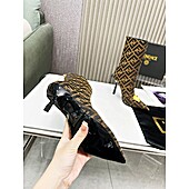 US$118.00 Fendi & versace 9.5cm High-heeled Boots for women #539478