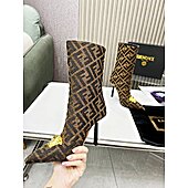 US$118.00 Fendi & versace 9.5cm High-heeled Boots for women #539478