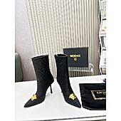 US$118.00 Fendi & versace 9.5cm High-heeled Boots for women #539479