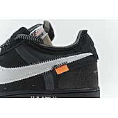 US$84.00 OFF White X Nike Air Force 1 Low Black for men #539633