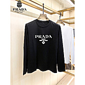 US$29.00 Prada Long-sleeved T-shirts for Men #539694
