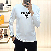 US$29.00 Prada Long-sleeved T-shirts for Men #539695