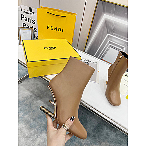 Fendi 9.5cm High-heeled Boots for women #541558 replica