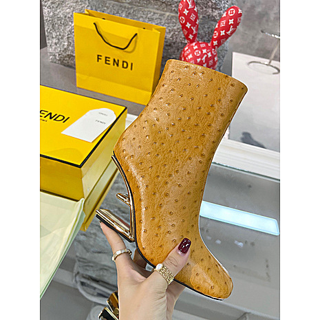 Fendi 9.5cm High-heeled Boots for women #541560 replica
