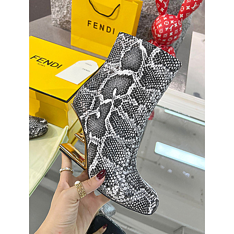 Fendi 9.5cm High-heeled Boots for women #541561 replica