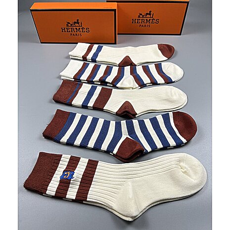 HERMES Socks 5pcs sets #542374 replica