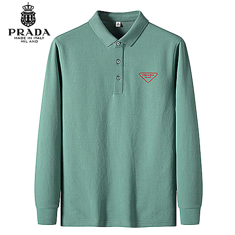Prada Long-sleeved T-shirts for Men #543627 replica