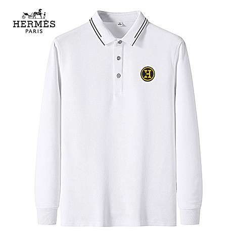 HERMES Long-Sleeved T-shirts for MEN #544115 replica